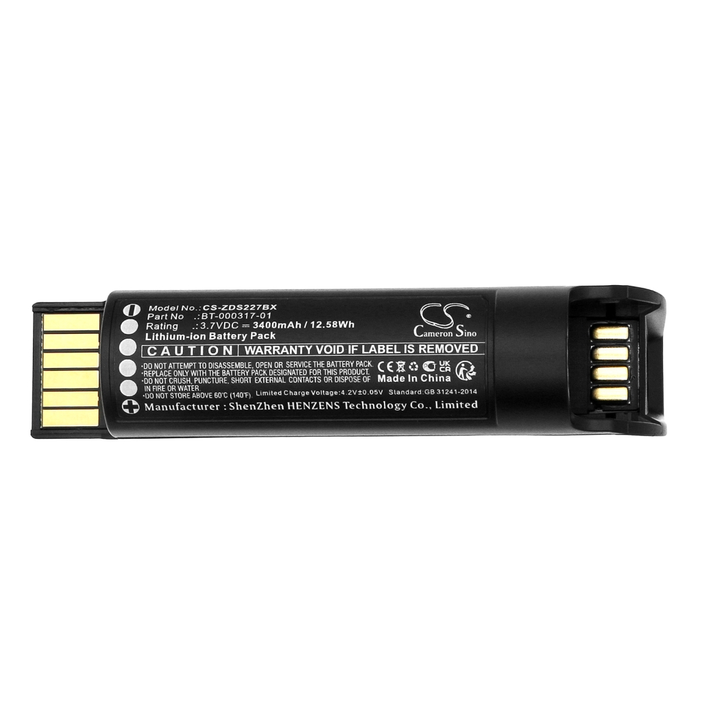 Viivakoodinlukijan akku Zebra CS-ZDS227BX