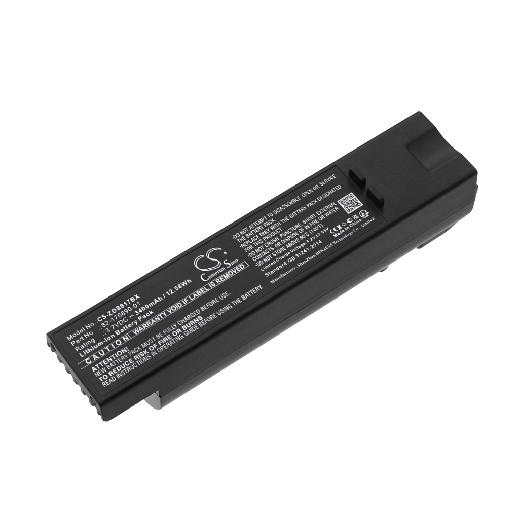 Viivakoodinlukijan akku Zebra CS-ZDS817BX