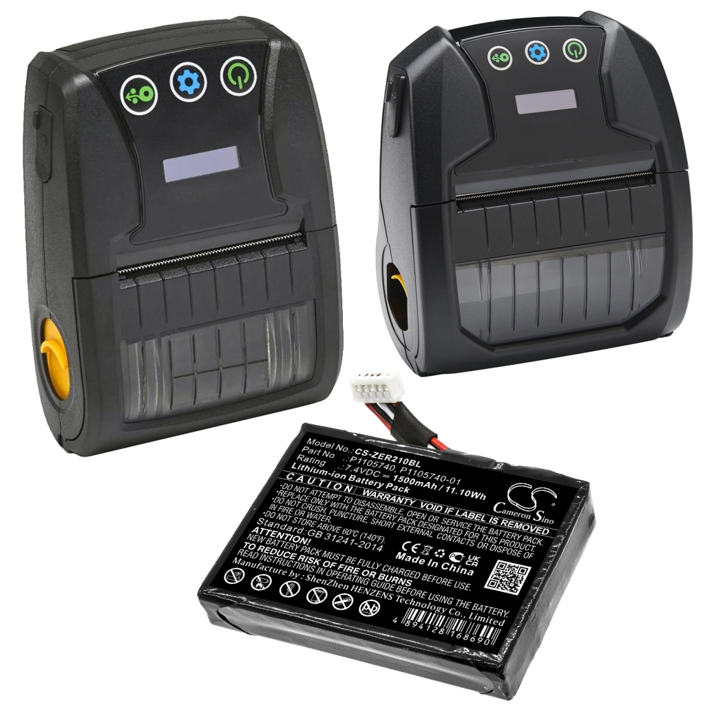 Tulostimen akku Zebra CS-ZER210BL