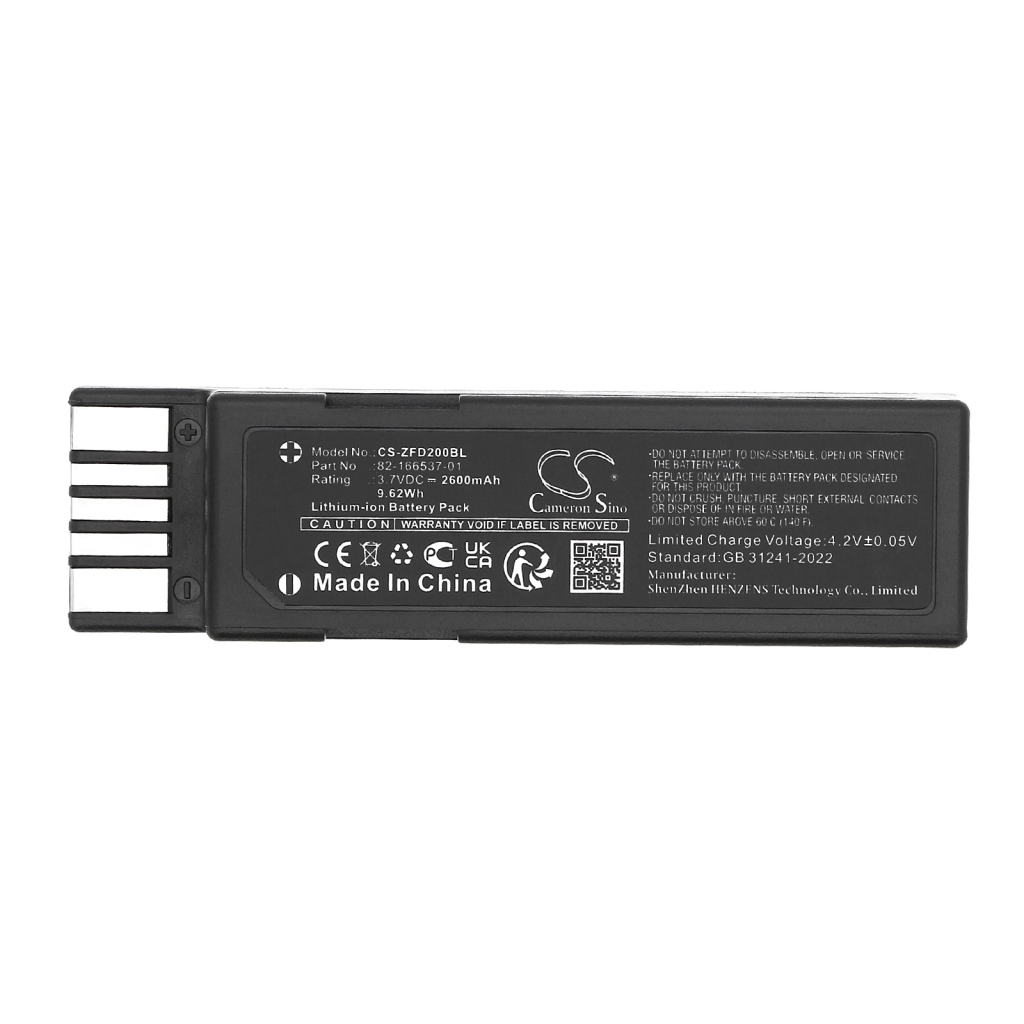 Viivakoodinlukijan akku Zebra CS-ZFD200BL