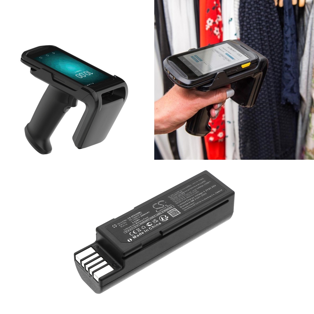 Viivakoodinlukijan akku Zebra CS-ZFD200BL