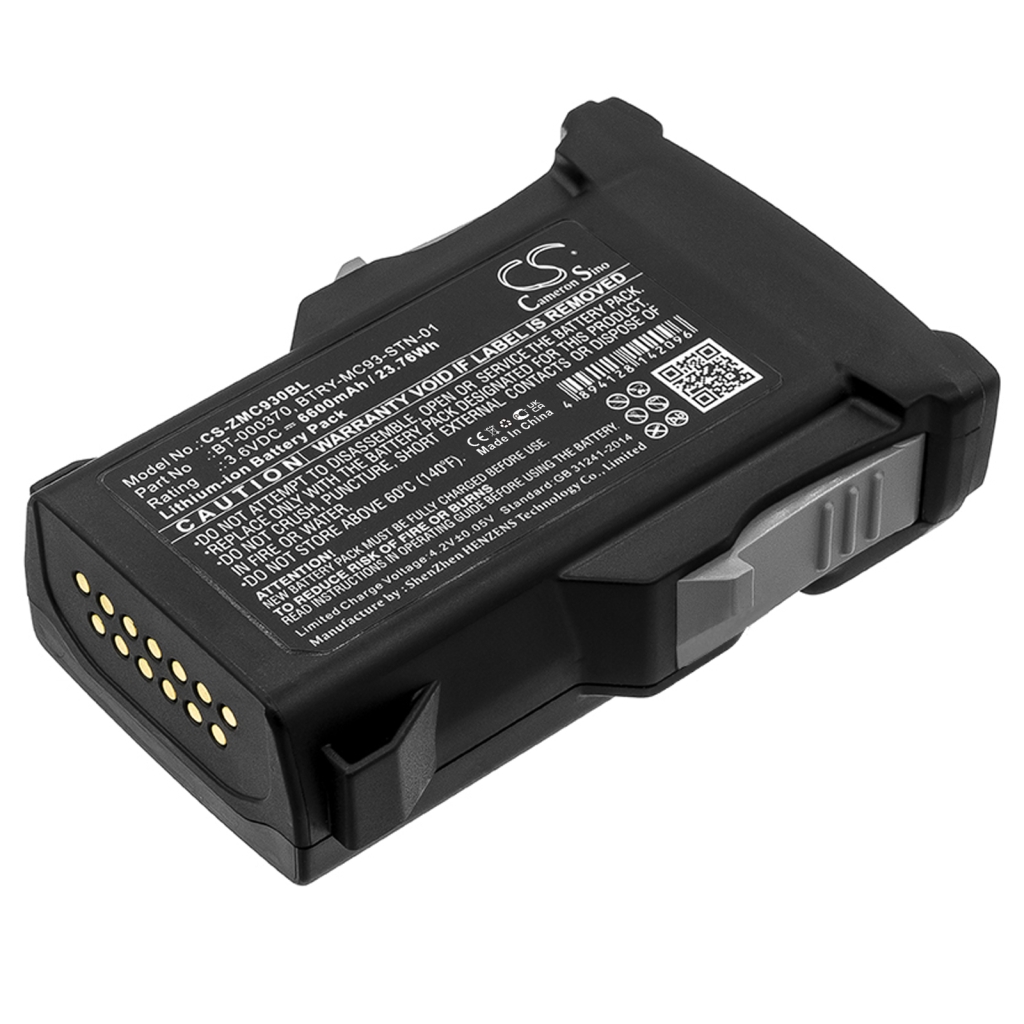 Viivakoodinlukijan akku Zebra CS-ZMC930BL