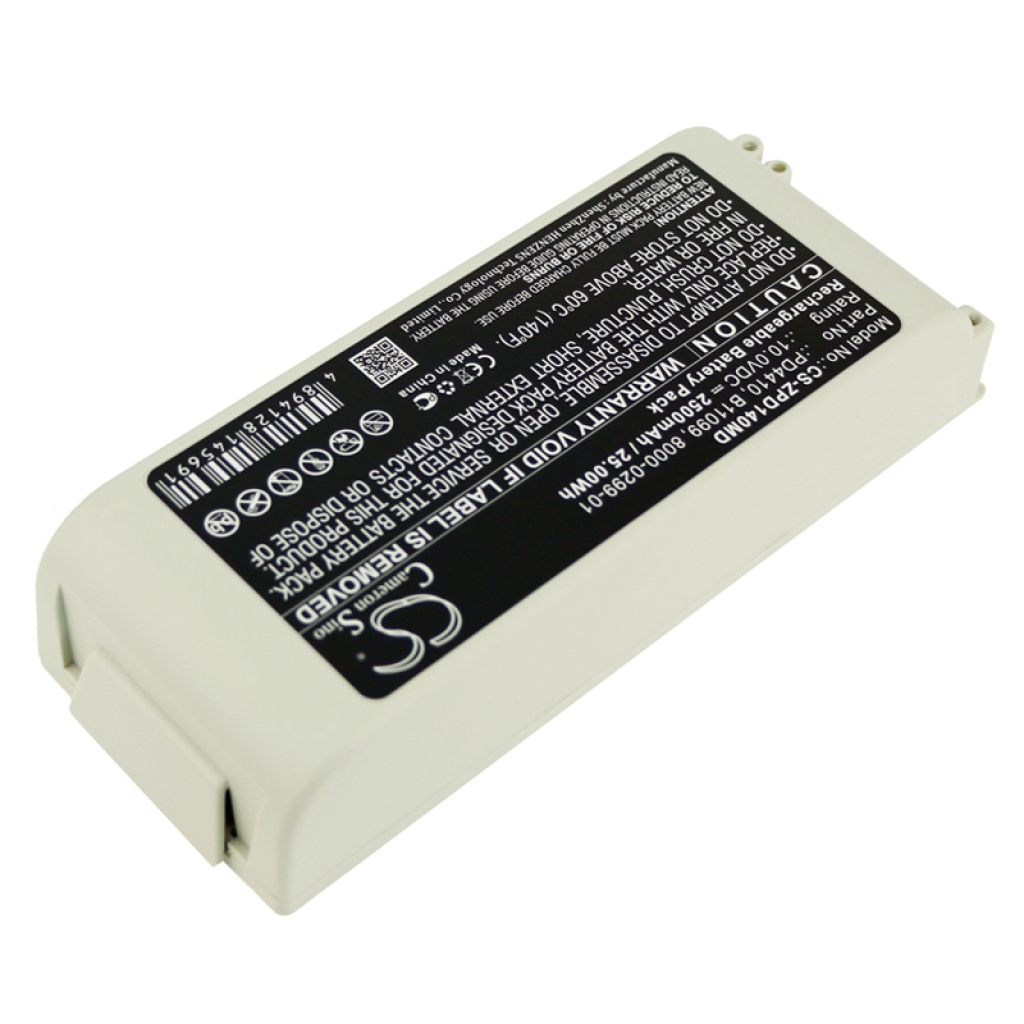 Akku yhteensopiva Zoll CS-ZPD140MD