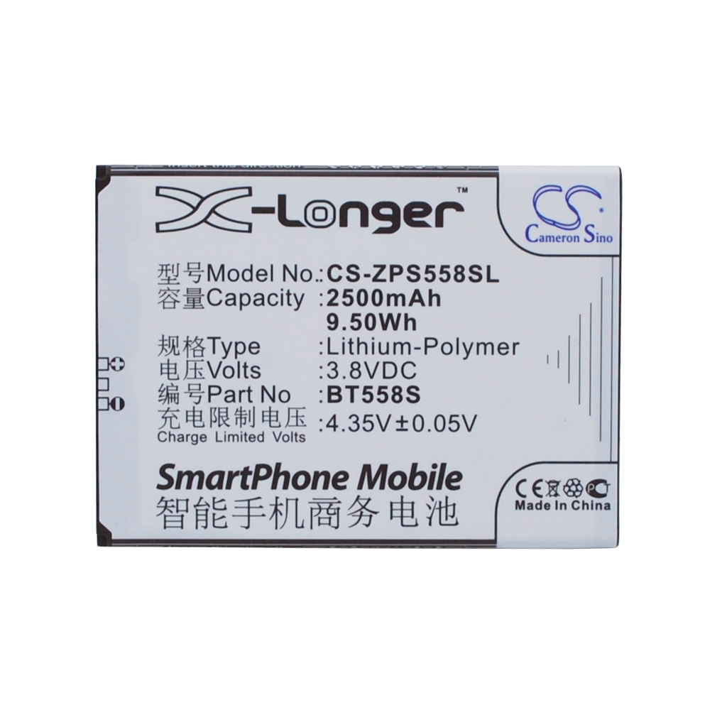 Akku yhteensopiva Zopo CS-ZPS558SL