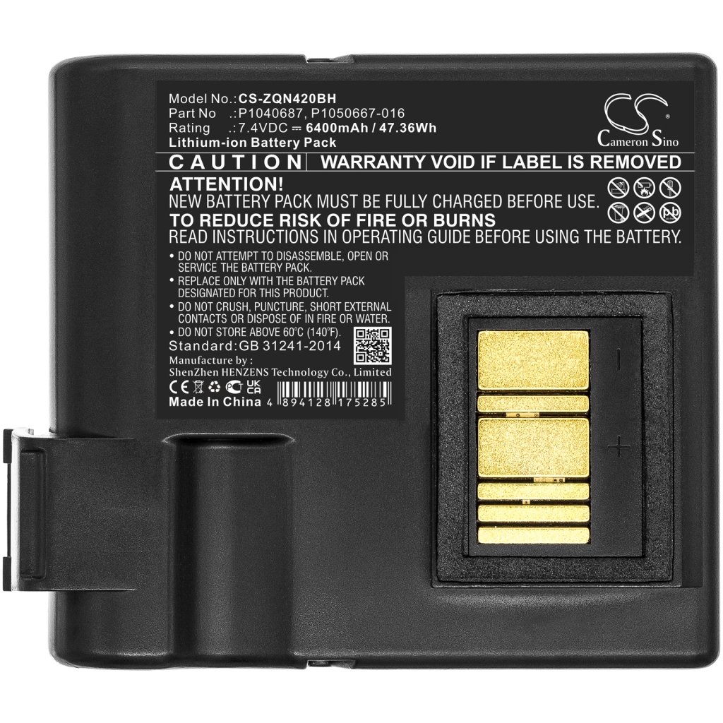 Akut Tulostimen akku CS-ZQN420BH