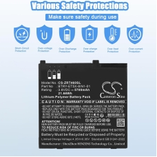 Compatible battery replacement for Zebra AMME4606,BTRY-ET5X-8IN1-01,BTRY-ET5X-8IN1-02
