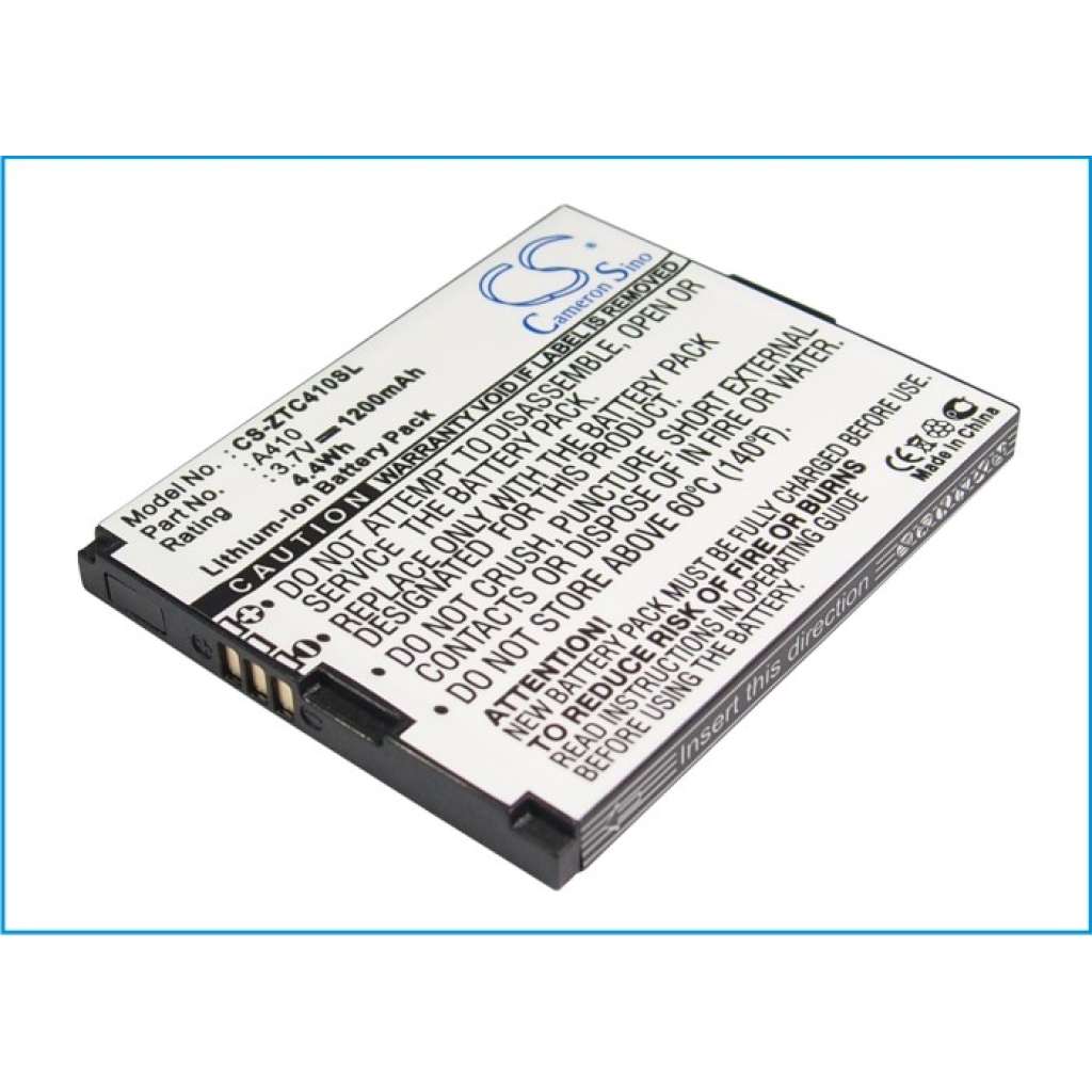 Yhteensopiva akun vaihto ZTE A410