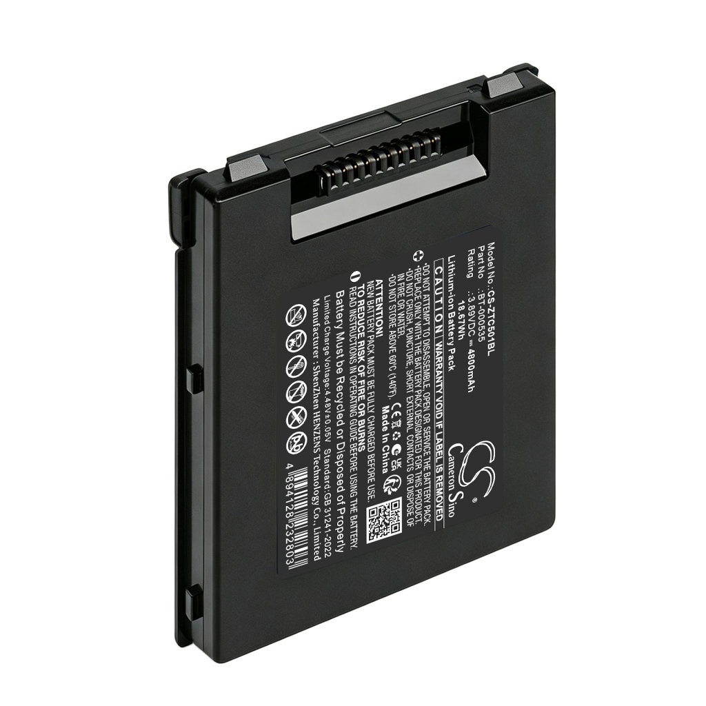 Akut yhteensopiva Zebra TC501 TC501 CS-ZTC501BL
