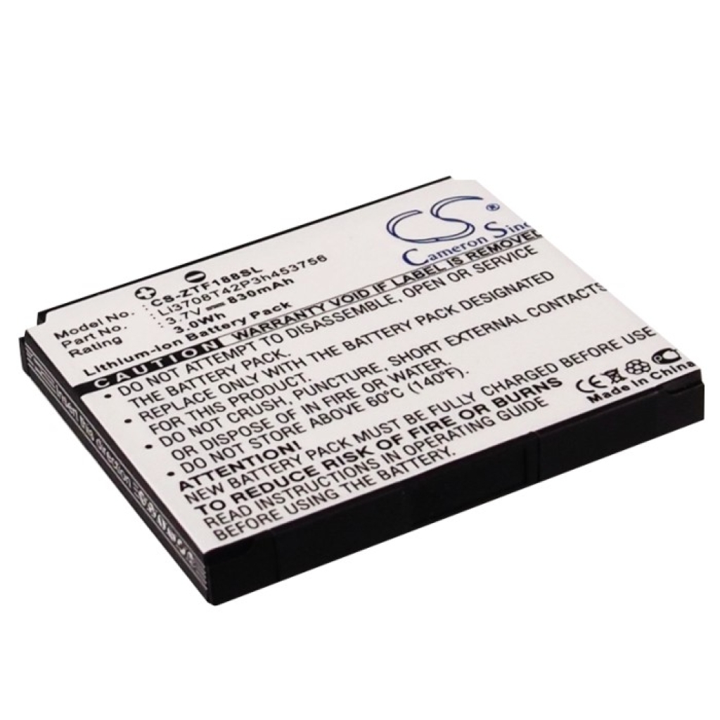 Yhteensopiva akun vaihto ZTE LI3707T42P3H443747,LI3708T42P3H453756,LI3709T42P3H453756