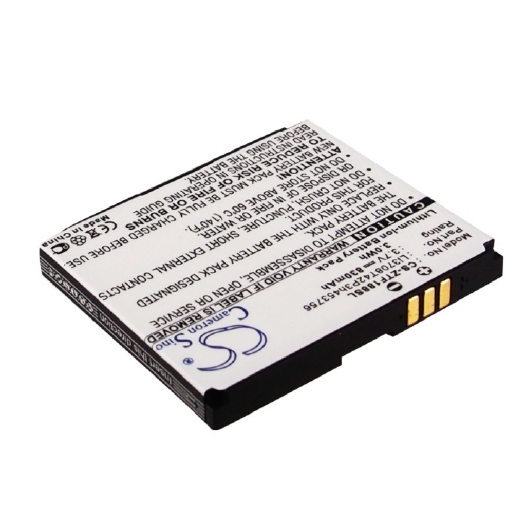 Yhteensopiva akun vaihto ZTE LI3707T42P3H443747,LI3708T42P3H453756,LI3709T42P3H453756