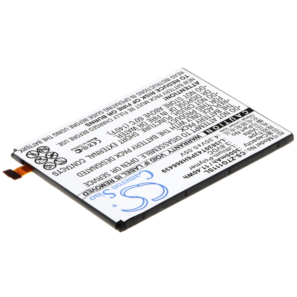Yhteensopiva akun vaihto ZTE LI3830T43P6H866439,LI3830T43P6H966439