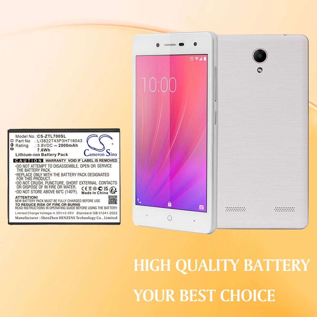 Matkapuhelimen akku ZTE CS-ZTL700SL