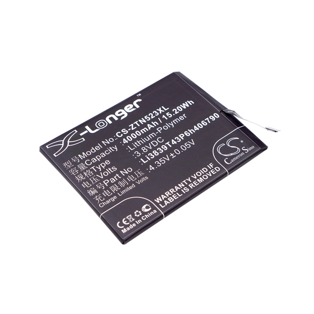 Matkapuhelimen akku ZTE NX523 (CS-ZTN523XL)