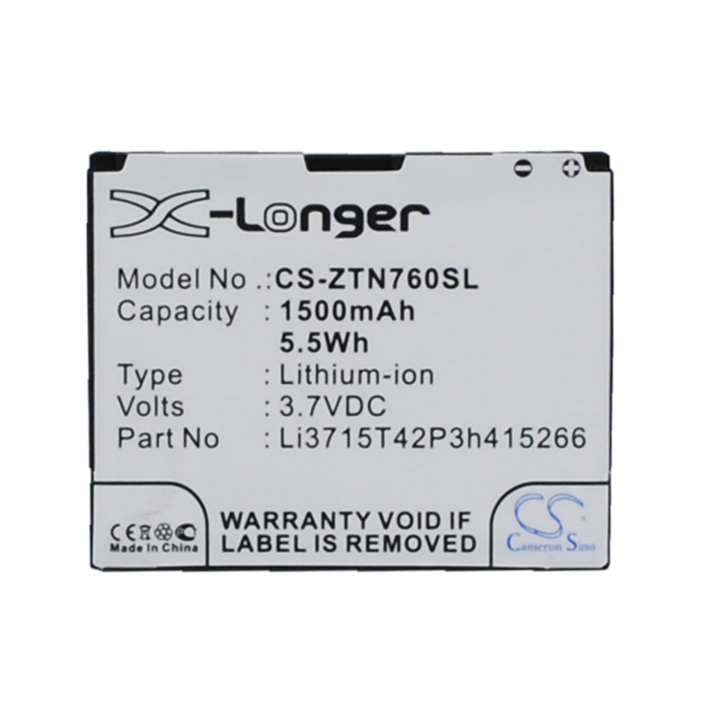 Yhteensopiva akun vaihto Sprint LI3715T42P3H415266