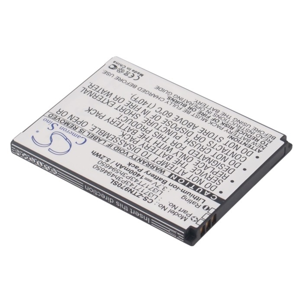 Yhteensopiva akun vaihto ZTE LI3716T42P3H594650,LI3717T43P3H494650,LI3717T43P3H594650