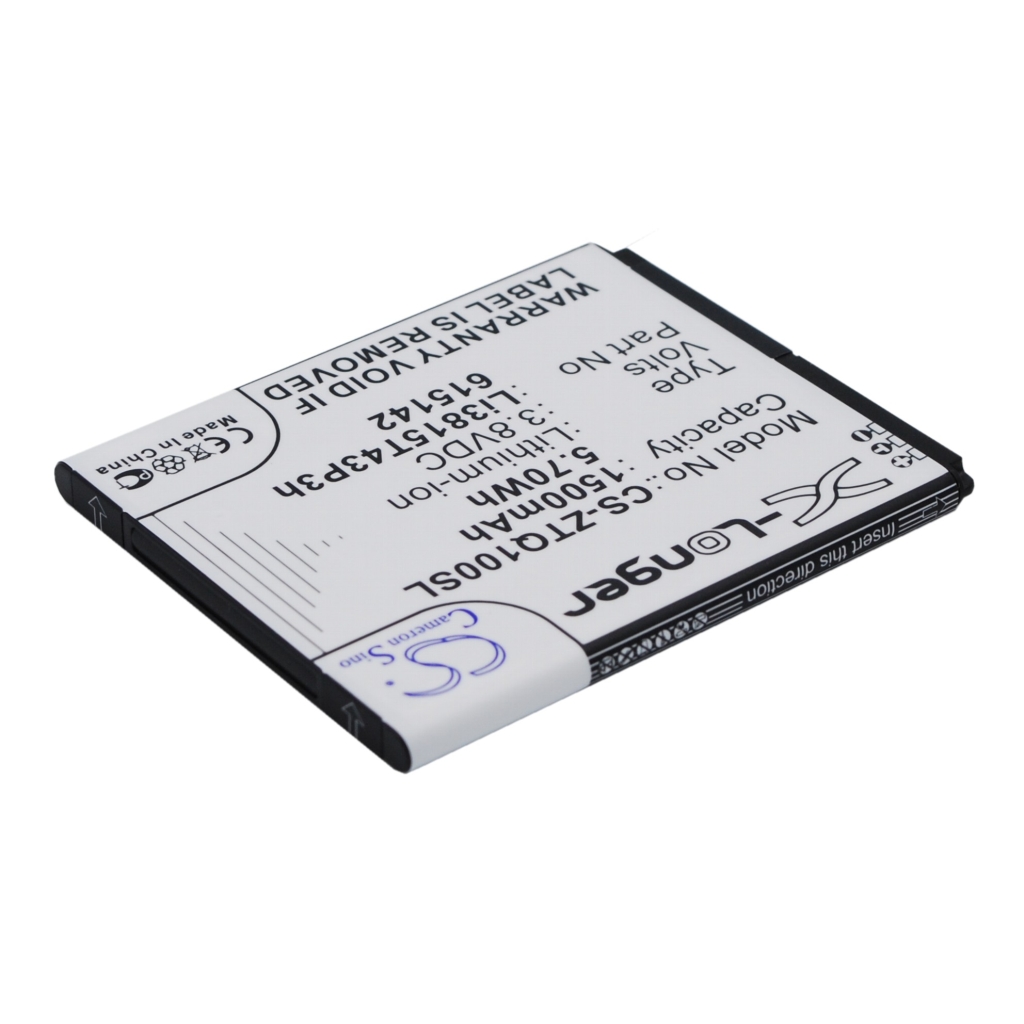 Yhteensopiva akun vaihto ZTE LI3815T43P3H615142,LI3815T43P3H615142-I