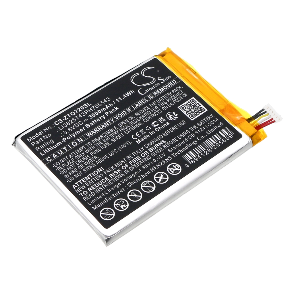 Akut Kotiturvakameran akku CS-ZTQ720SL
