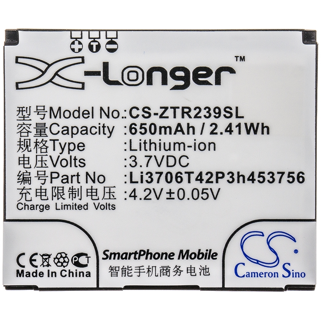 Akku yhteensopiva ZTE CS-ZTR239SL