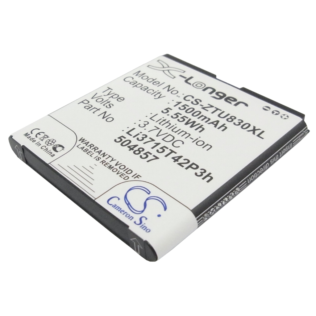 Yhteensopiva akun vaihto ZTE LI3715T42P3H504857,LI3715T42P3H504857-H