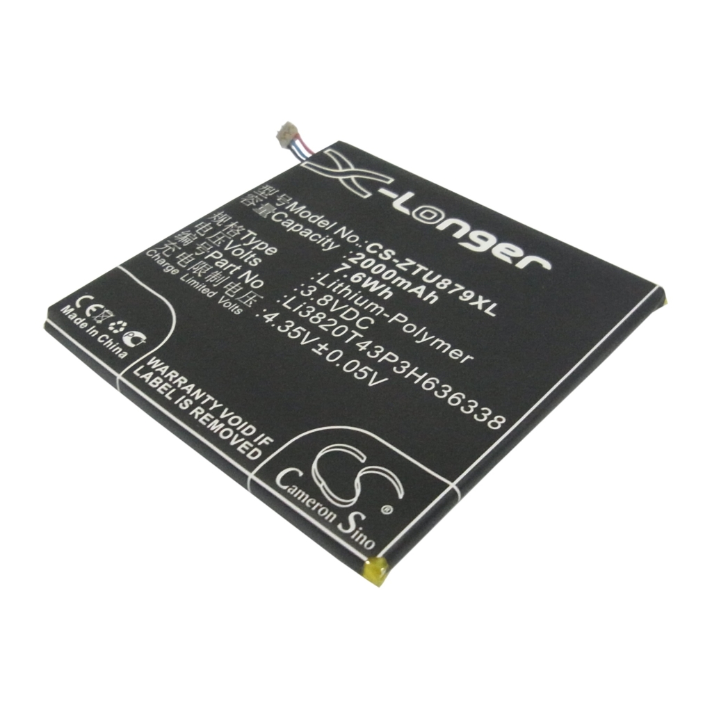 Yhteensopiva akun vaihto ZTE LI3820T43P3H636338,LI3820T43PH636338