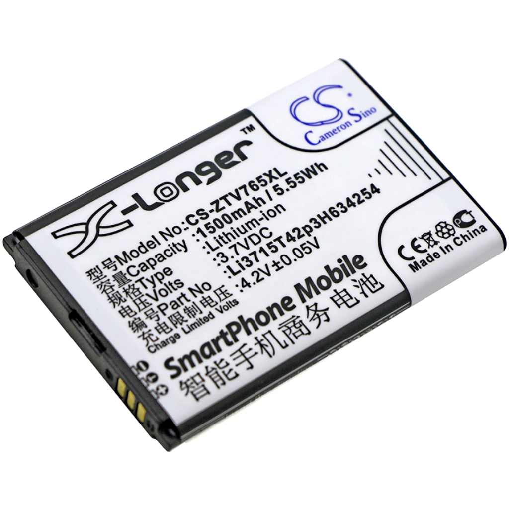 Matkapuhelimen akku ZTE V765 (CS-ZTV765XL)