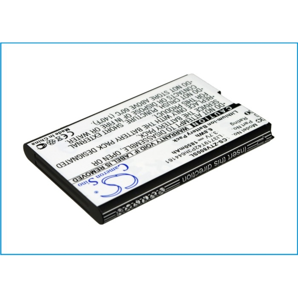 Yhteensopiva akun vaihto ZTE LI3717T42P3H644161,LI3719T42P3H644161